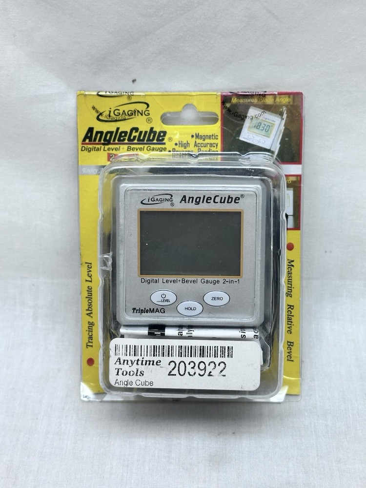 Angle Cube Digital Guage Angle & Level Sensor Bevel Electronic iGaging Anglecube