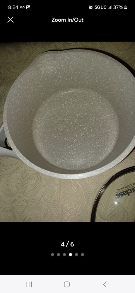 Masterclass 6.5" Saucepan/Casserole With Lid Premium Cookware Beige