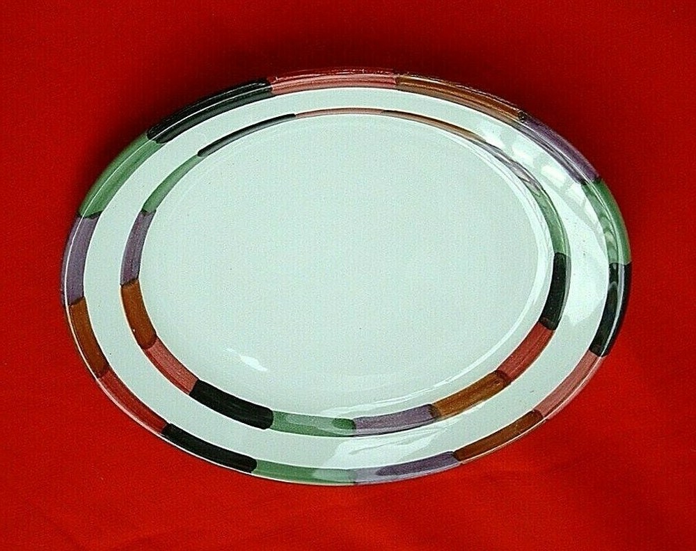 Deruta Ceramic Circo Small Round Platter Small 12in