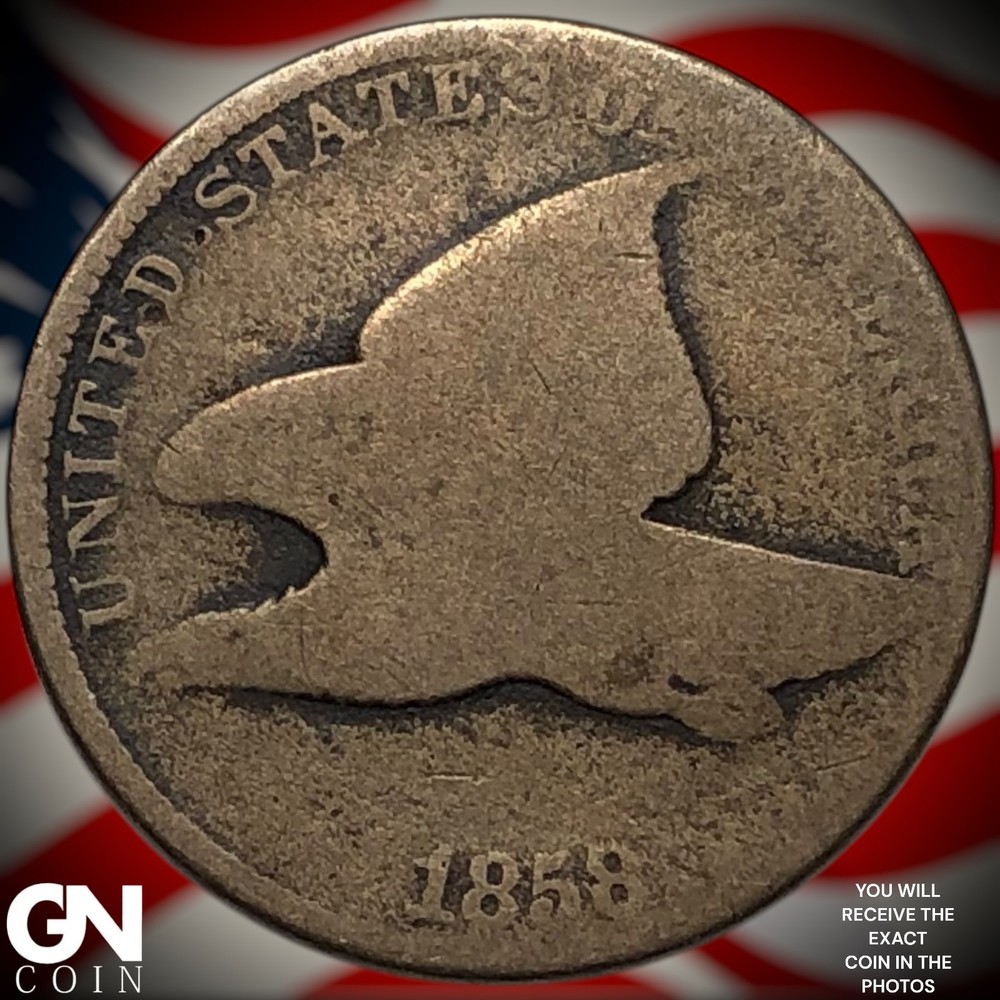 1858 Flying Eagle Cent Penny Z4500
