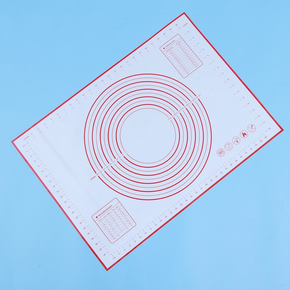 Silicone Dough Rolling Mat Baking Mat Kitchen Tools for Cookie Pizza Pastry