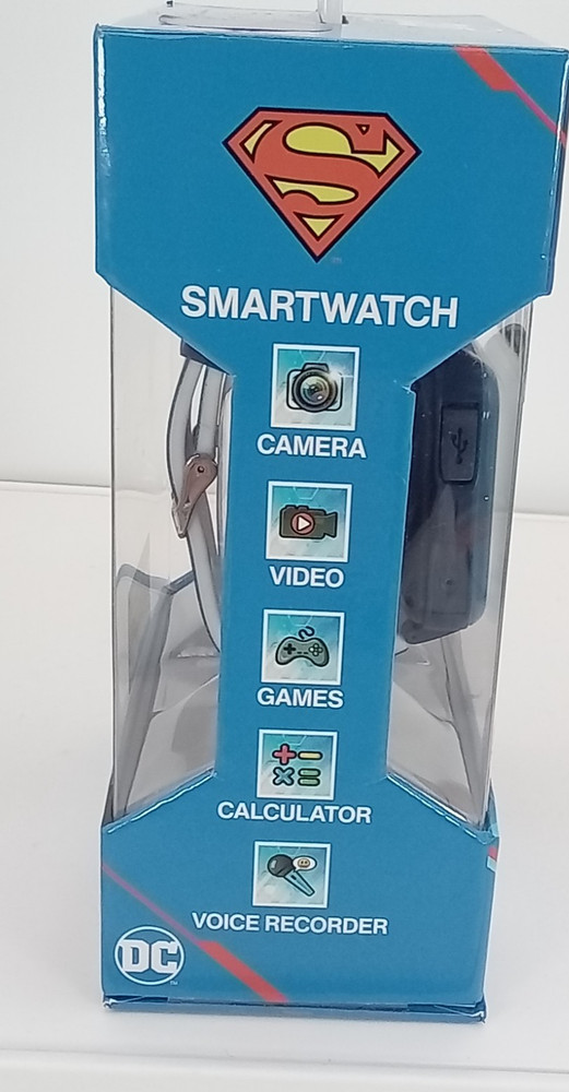 DC Superman Interactive Touch Screen Smartwatch New Sealed Box