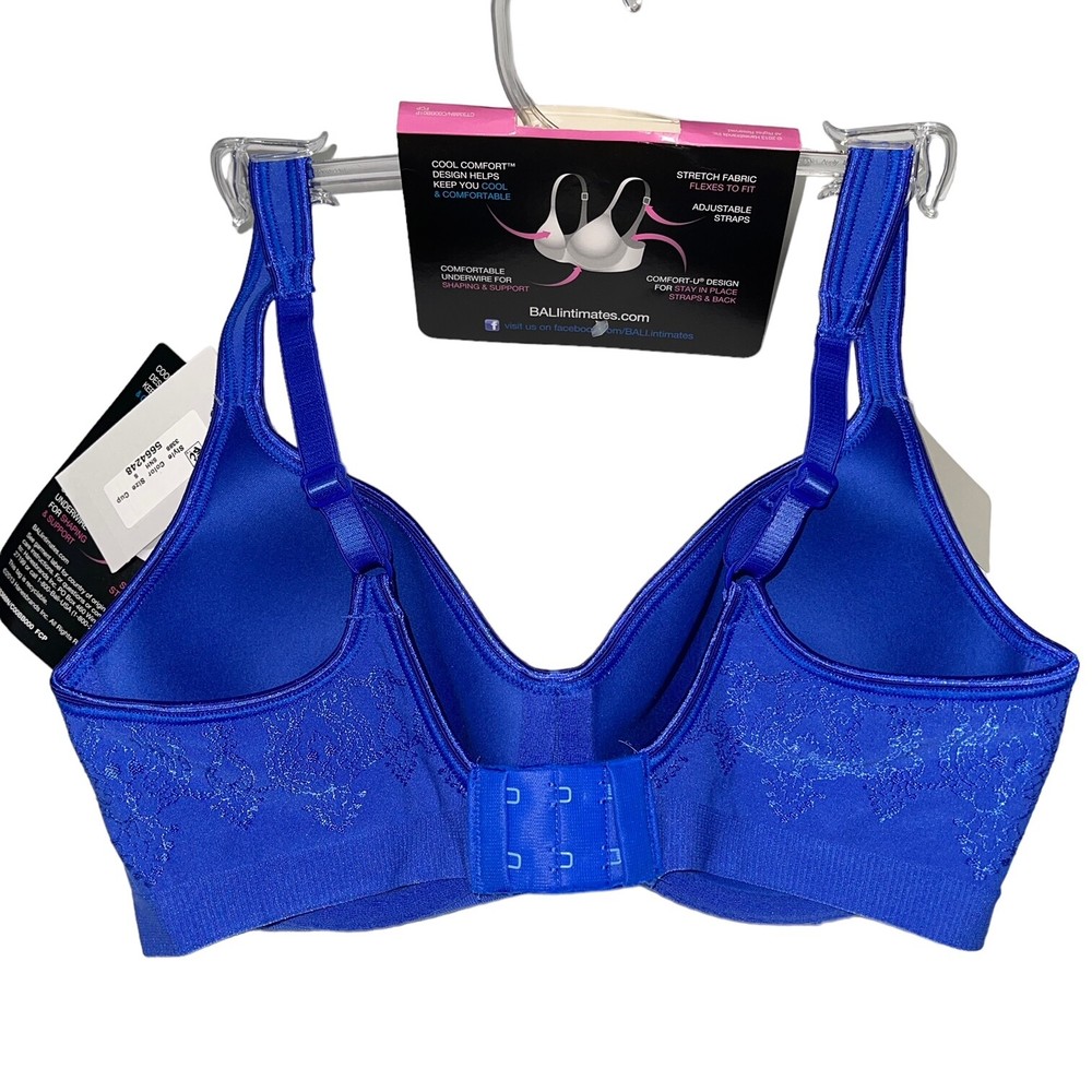 Bali Bra Underwire Shaping Flexible Comfort Revolution Smart Full Coverage 3388