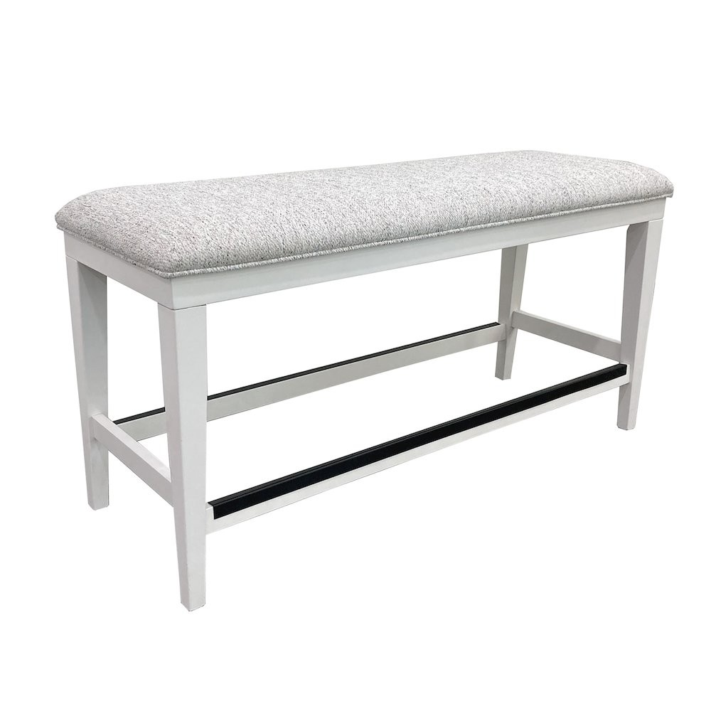 Modern Dining 49 In. Upholstered Counter Bench