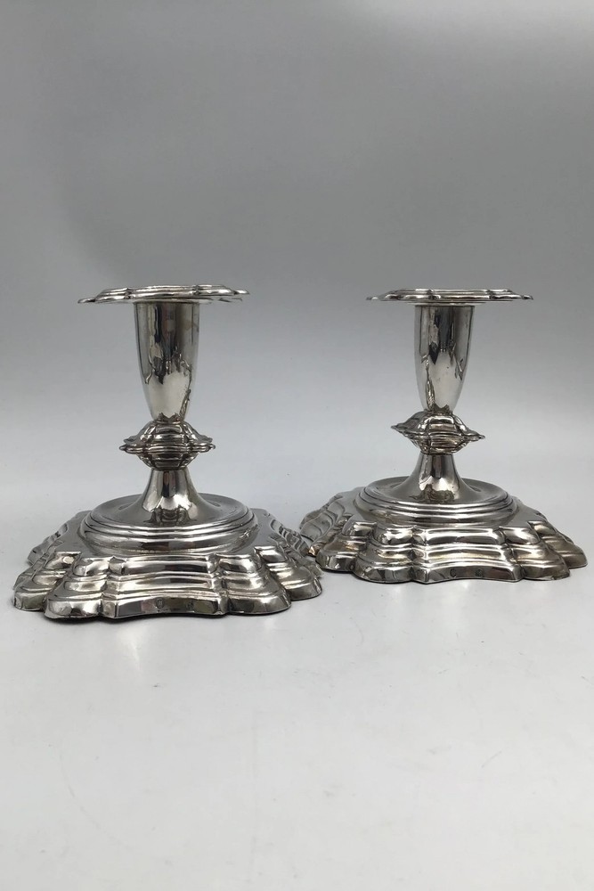 Danish Silver Candlesticks (1947-1948)
