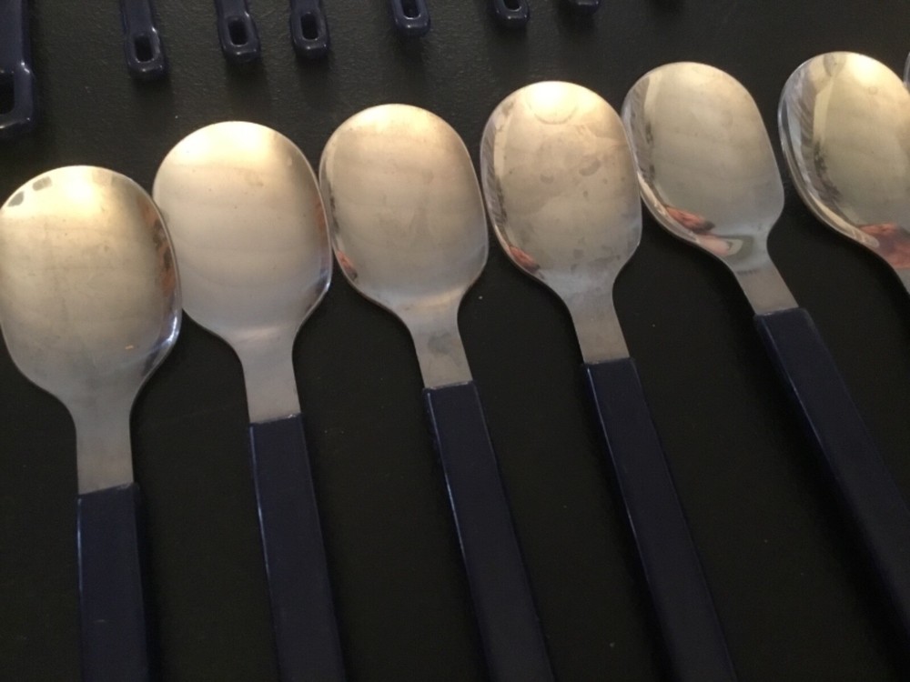Flatware Mixed Lot of Blue Handled Ones