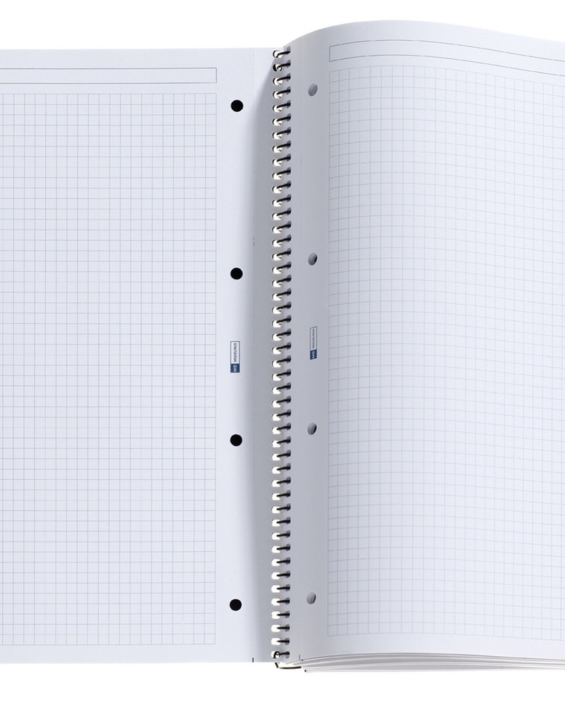 Miquelrius 1-subject Graph Poly Notebook A4 8.25 X 11.75 - Grey