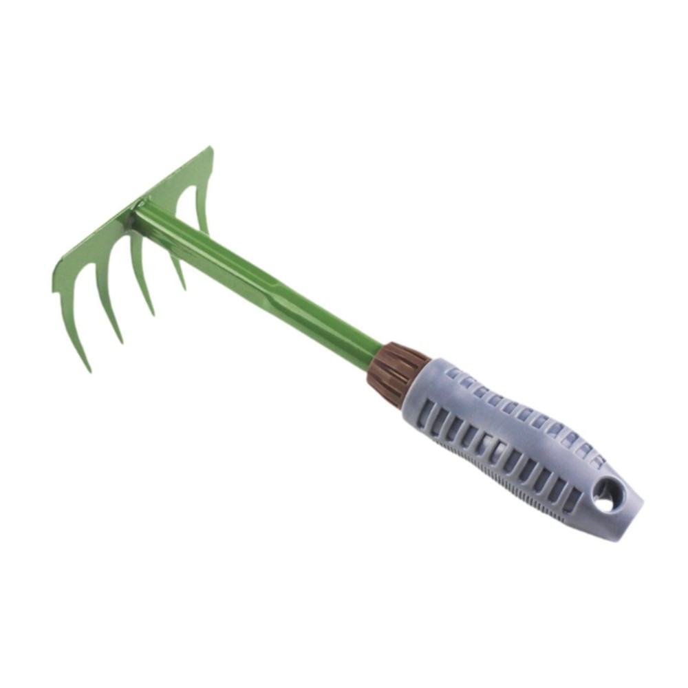 Leaf Rake Weeds Puller Weeds Pulling Tool 5 Teeths Portable Manual Garden Weeds