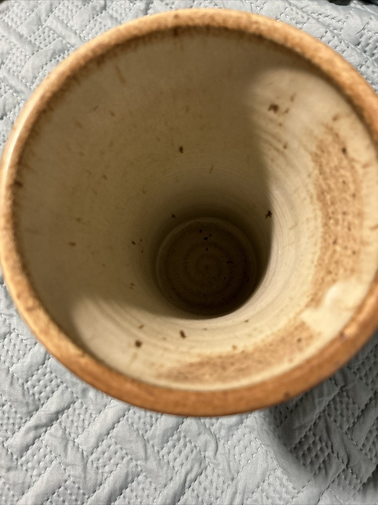 Pottery Vase 9.25” Flower