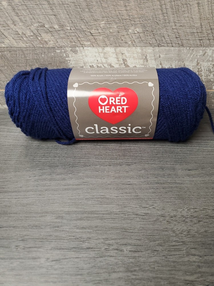Red Heart Classic Yarn "Soft Navy" 3.5oz