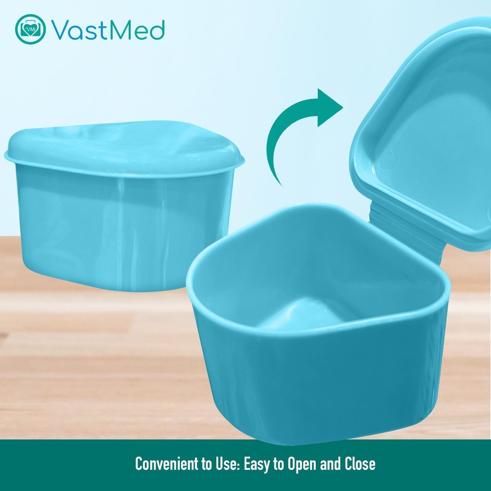 Trapezoid Denture Bath Case by Vastmed