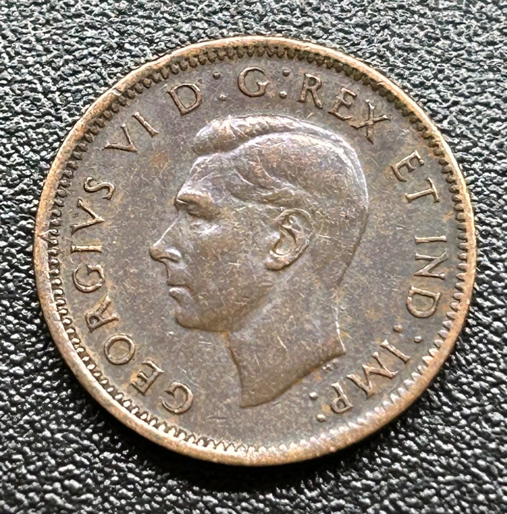 1947 Maple Leaf Canada 1 Cent One Nice Coin. #389