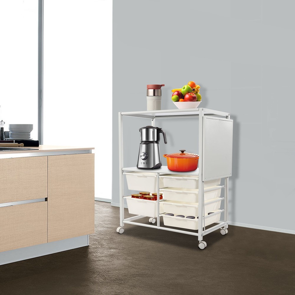 Storage Shelf, 2-Tier Organizer Shelf, Freestanding Space Saver Storage Shelf