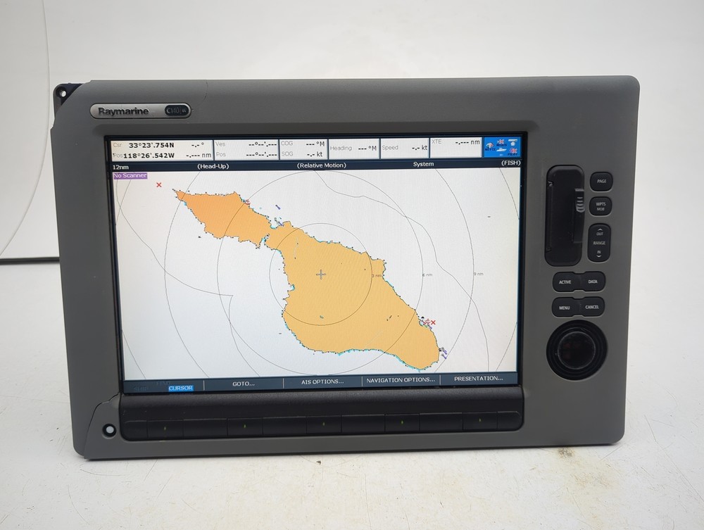 Raymarine C140W E62115 Touchscreen 14.1" FishFinder Radar GPS Chartplotter MFD