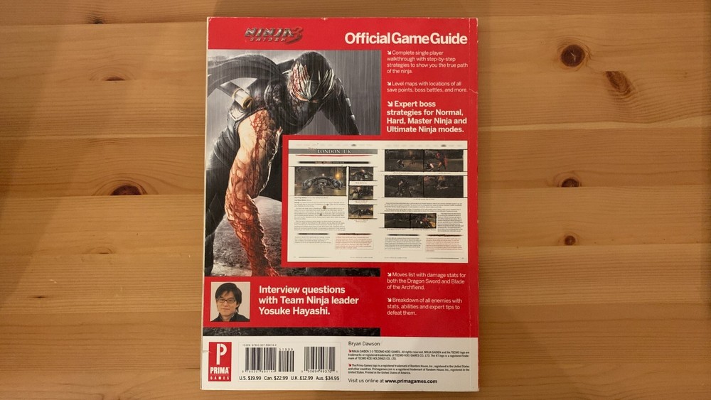 Ninja Gaiden 3: Prima Official Game Guide
