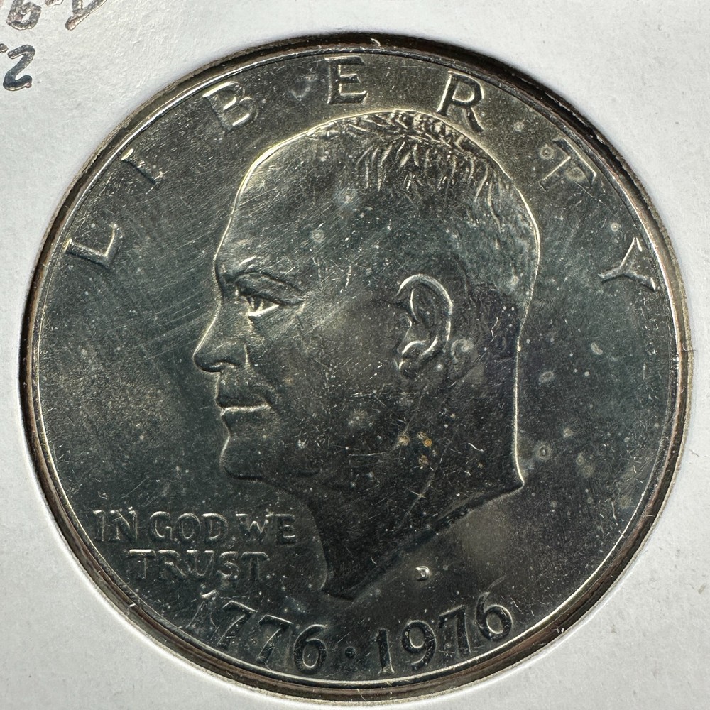 1976-D Type 2, $1 CLAD Ike Eisenhower Dollar (88455)