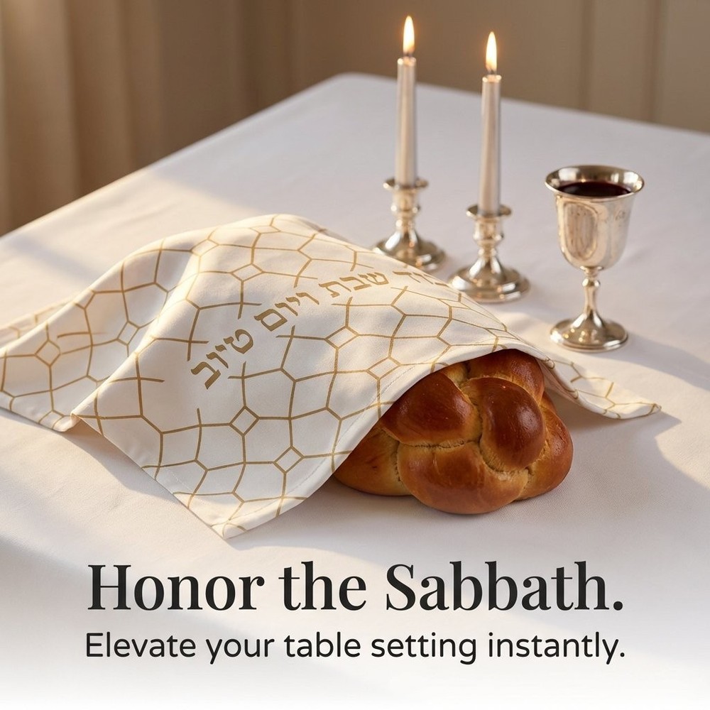 satin printed challah covers 20 pieces*