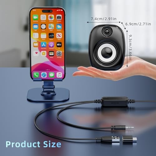 Computer Speakers for Desktop PC,Desktop Gaming Speakers,Small Computer Black