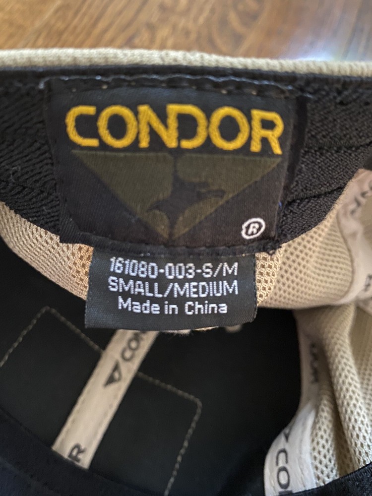 Condor Flex Tactical Cap Tan Size S/M Small Medium NEW Baseball Hat Mesh