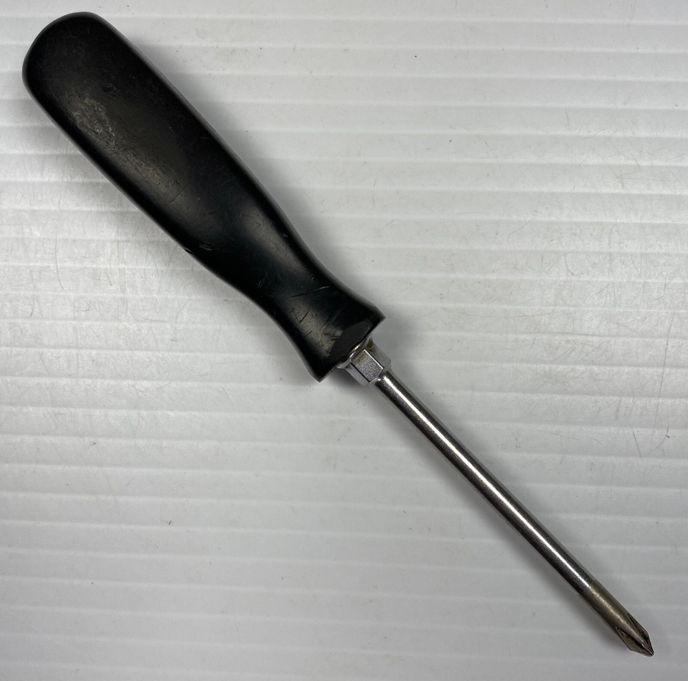 Snap-On Tools SSDP31 Black Hard Handle #1 Phillips Head Screwdriver USA Tool