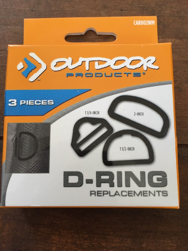 Outdoor Products D-Ring Replacements 3 Sizes BB7
