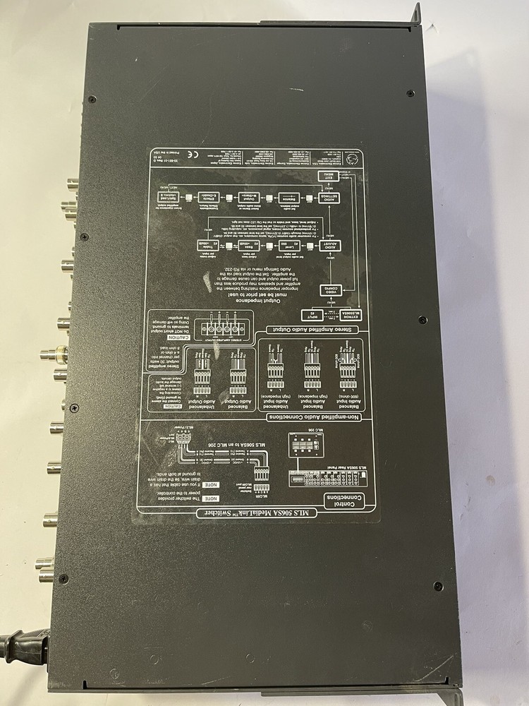 Extron MLS 506SA RGB Component 6 Input Switcher