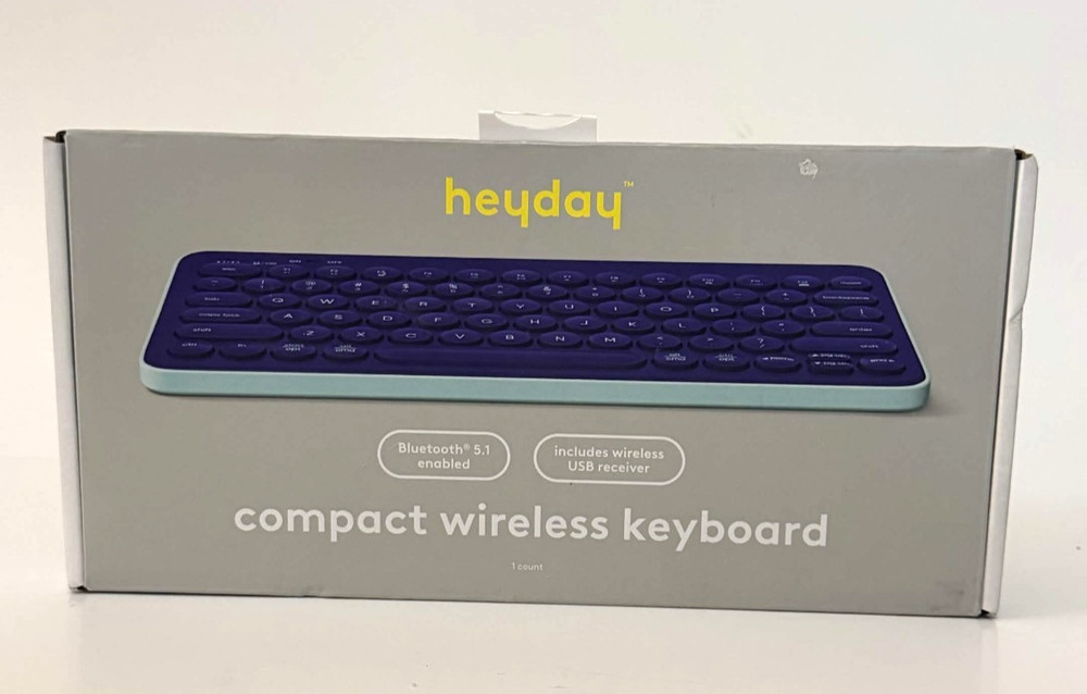 Heyday Compact Bluetooth Wireless Keyboard - Future Dusk