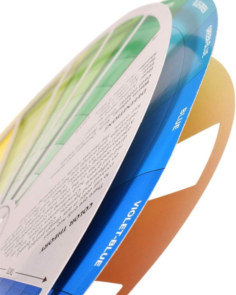 Creative Color Wheel, Paint Mixing Learning Guide Art Class Teaching Tool...