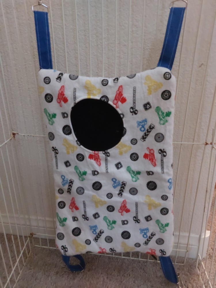 Ferret Hidey-Hole Hammock - Mario Kart Pattern