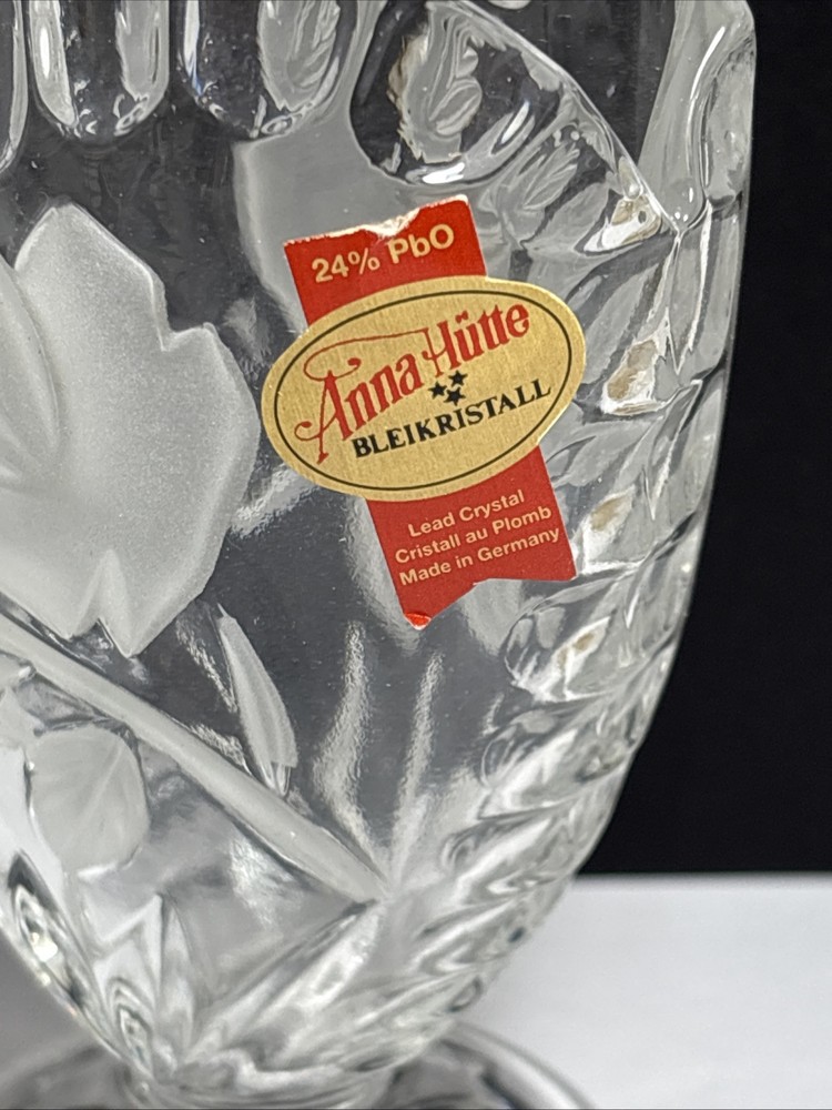 Anna Hutte Bleikristall Life Crystal Base With Box 5”