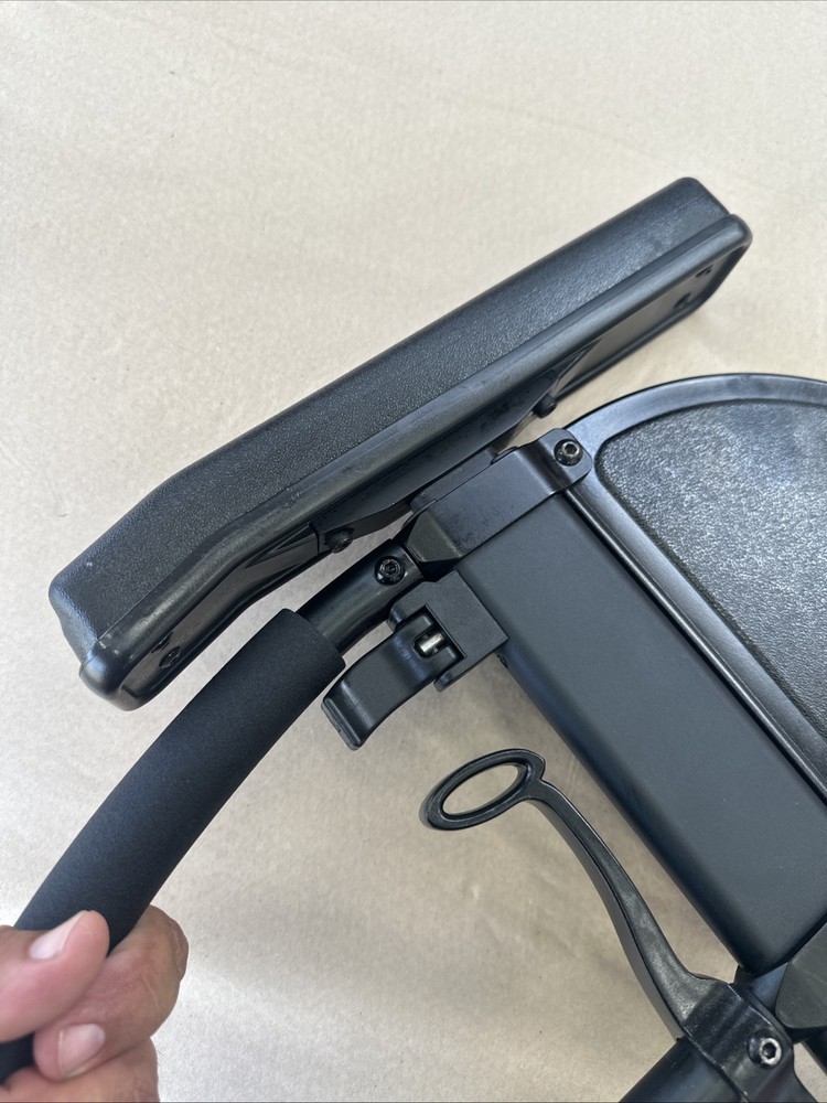 2 - QUICKIE 2 Single Post Wheelchair Armrest Side Assemblies Adjustible Height