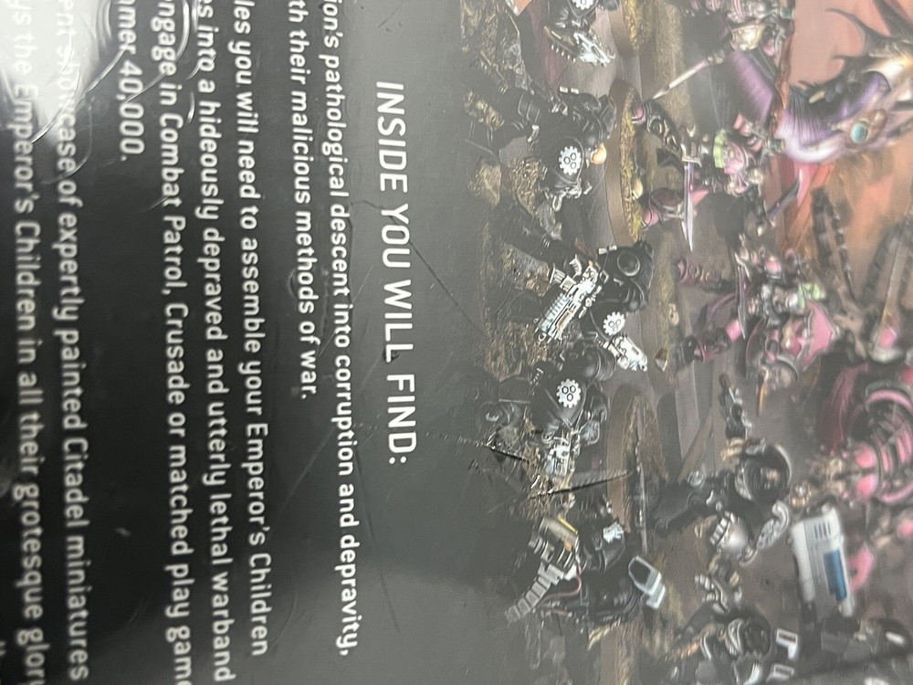 Warhammer 40k Codex: Emperor's Children- Brand New!