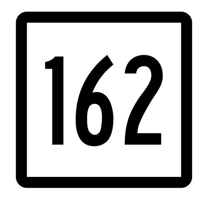 Connecticut State Highway 162 Sticker Decal