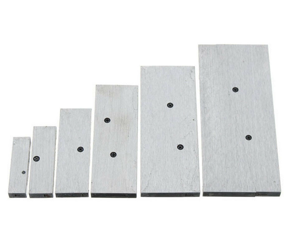 6 PC 3/8" - 2-1/4" Adjustable Parallel Set Precision Parallel Measurement
