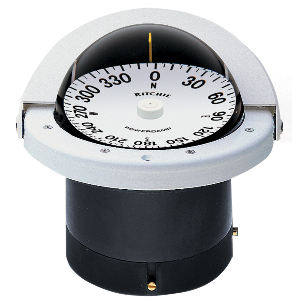 Ritchie FN-201W Navigator Compass Flush Mount White Boat Sailboat