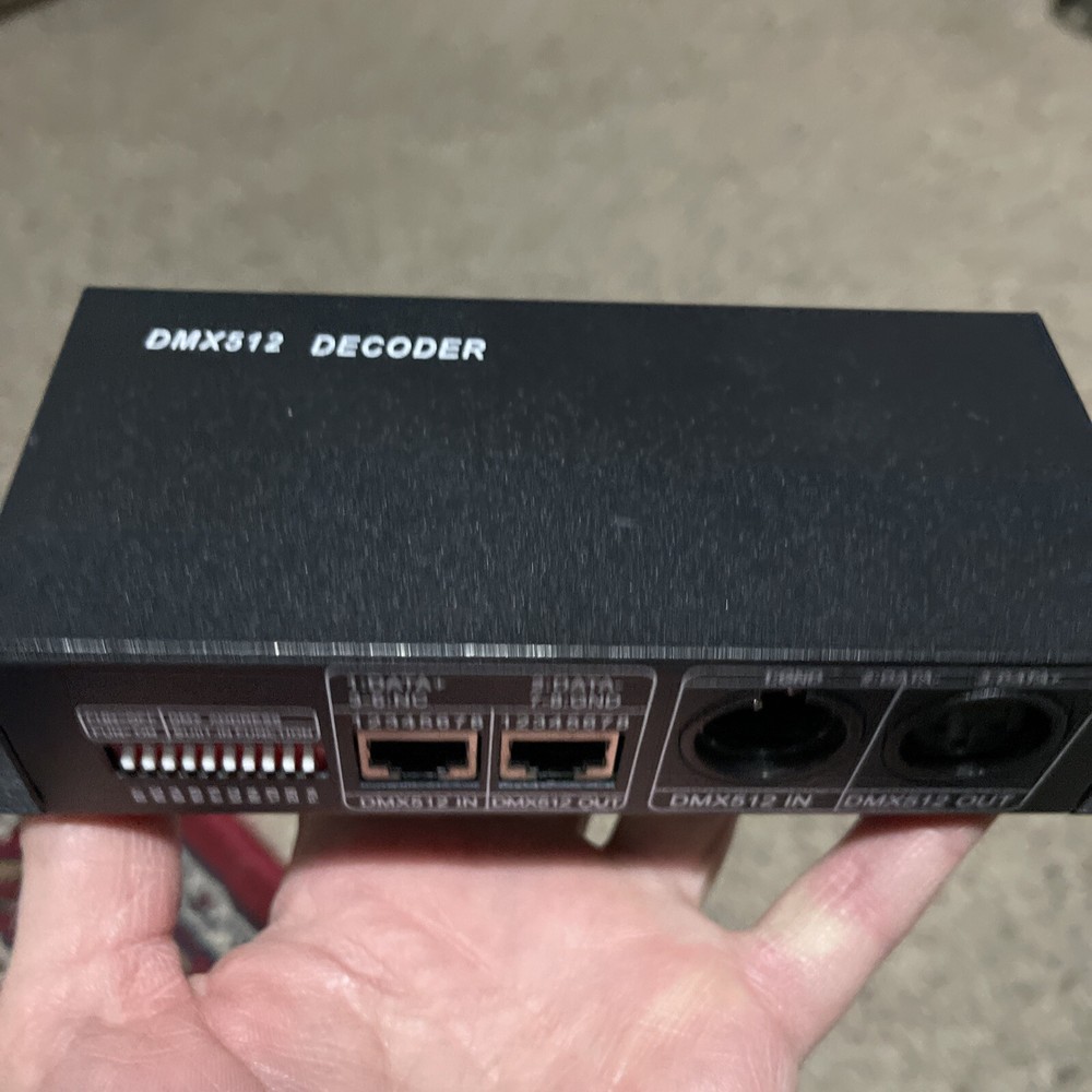 4 Channel DMX Decoder RGBW PWM DMX512 Dimmer Driver LED Strip Light Controller