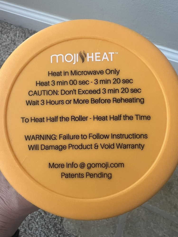 Moji Heat Microwave Roller For Back, Neck, Legs