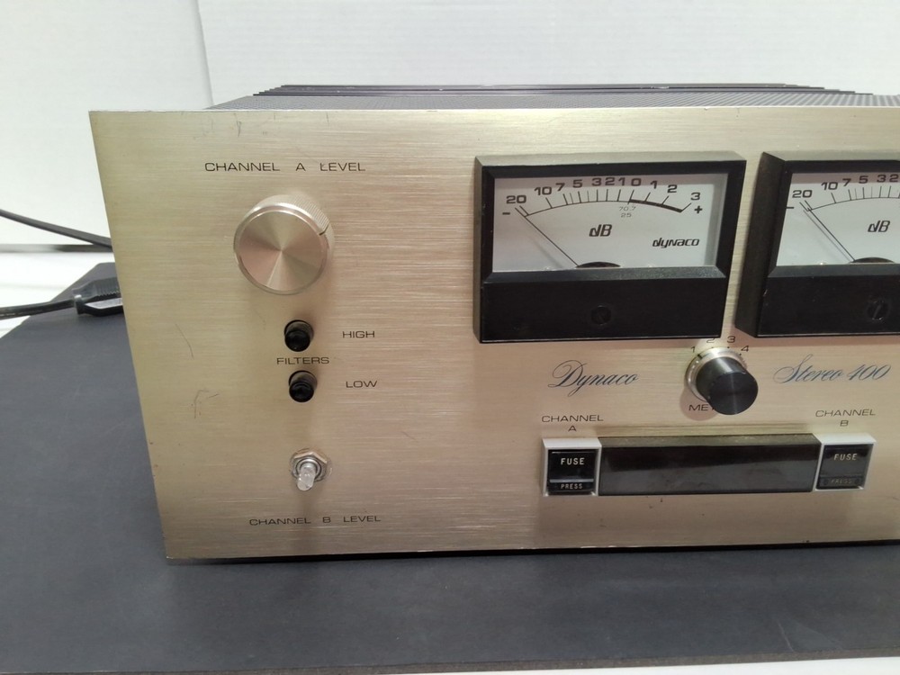 DYNACO 400 Stereo Power Amplifier - WORKING