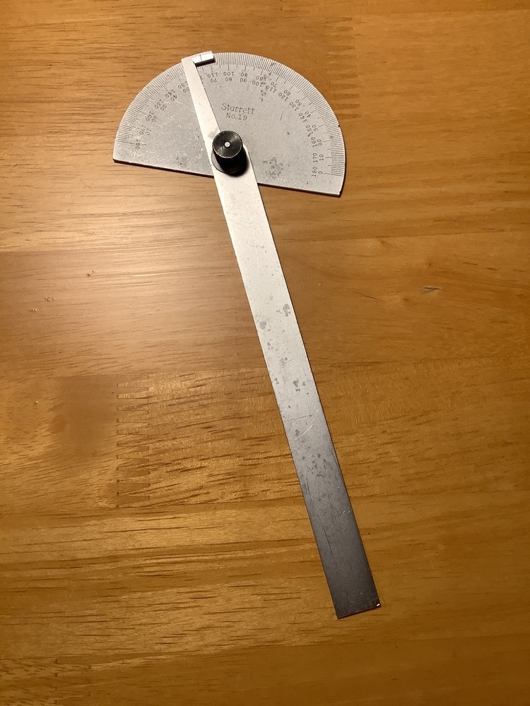 Starrett #19 Protractor - FREE SHIPPING