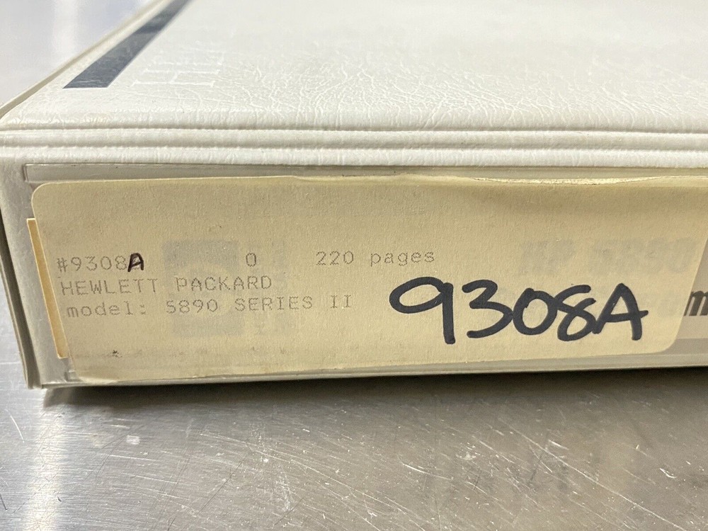 HP 5890 Series 2 Programmable Cool Column User Manual