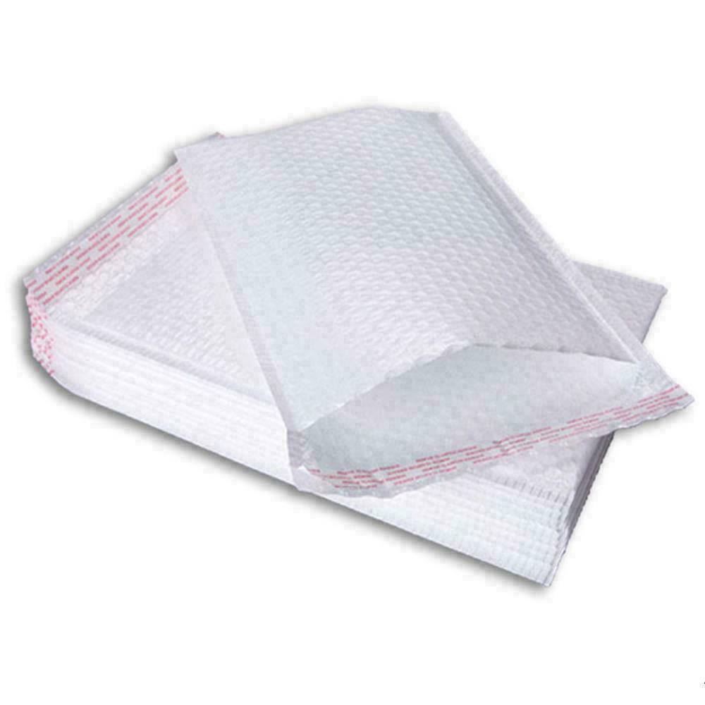 BUBBLE MAILERS SHIPPING BAGS WHITE POLY MAILER SQUARE PADDED ENVELOPES PACKAGING