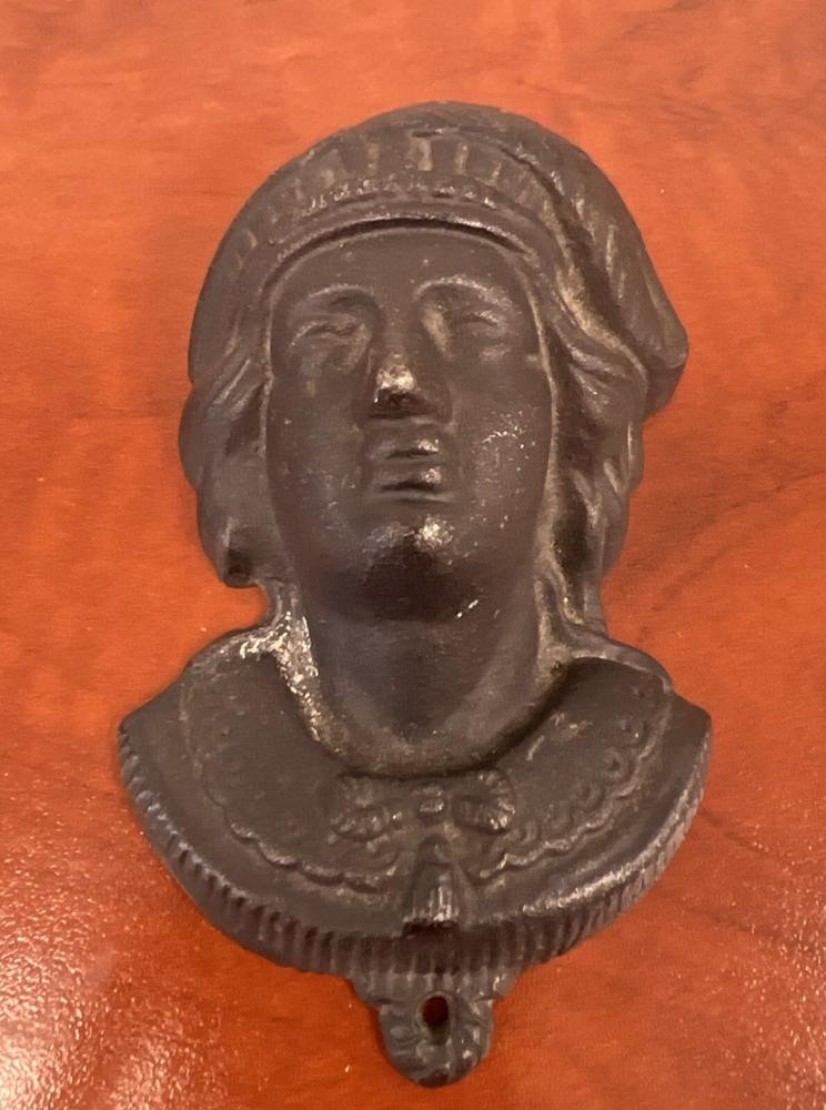 VTG Cast Iron Christopher Columbus Match Holder Match Strike