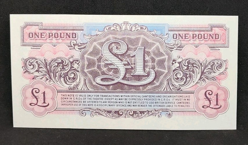 1948 British Armed Forces One Pound 2nd Series AA548517
