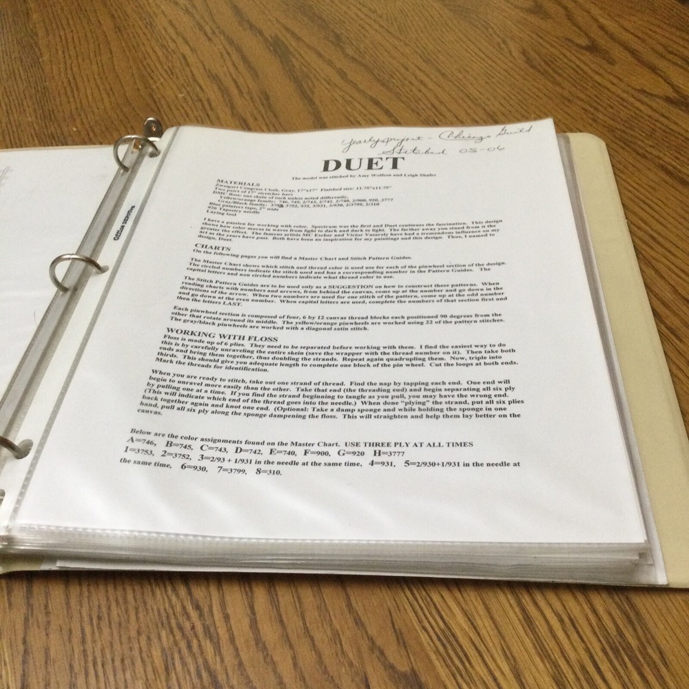 Original Needlepoint Pattern By Amybear (Amy Wolfson) 2005