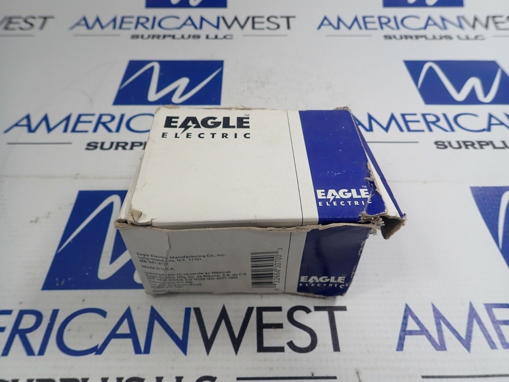 EAGLE 1263-BOX  RECEPTACLE  30A 125V 2 POLE 3 WIRE