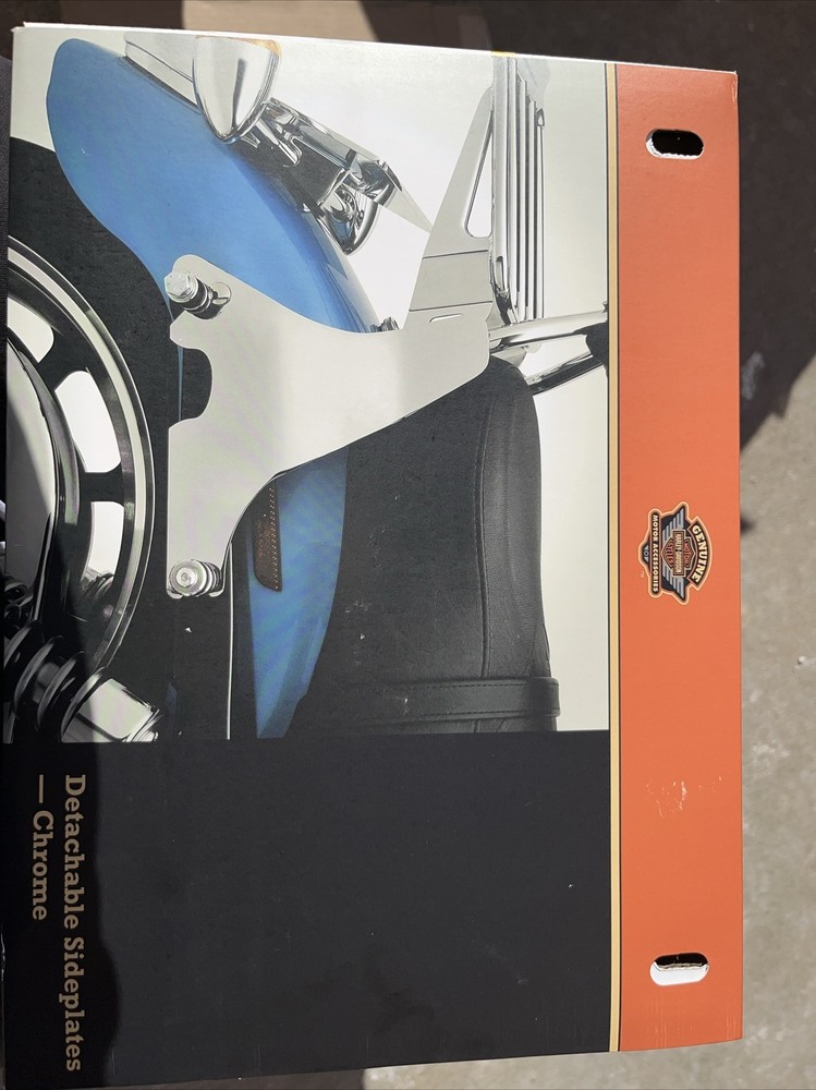 H-D Detachables Sideplates -CHROME 53913-04