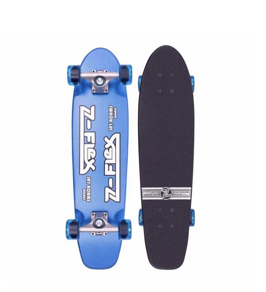 longboard skateboard cruiser blue Z Flex