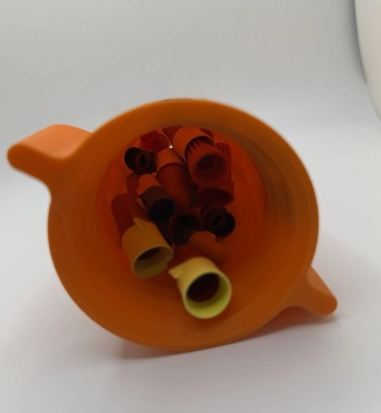 Klein Tools Winged Wire Nut Style Storage Container With Lid