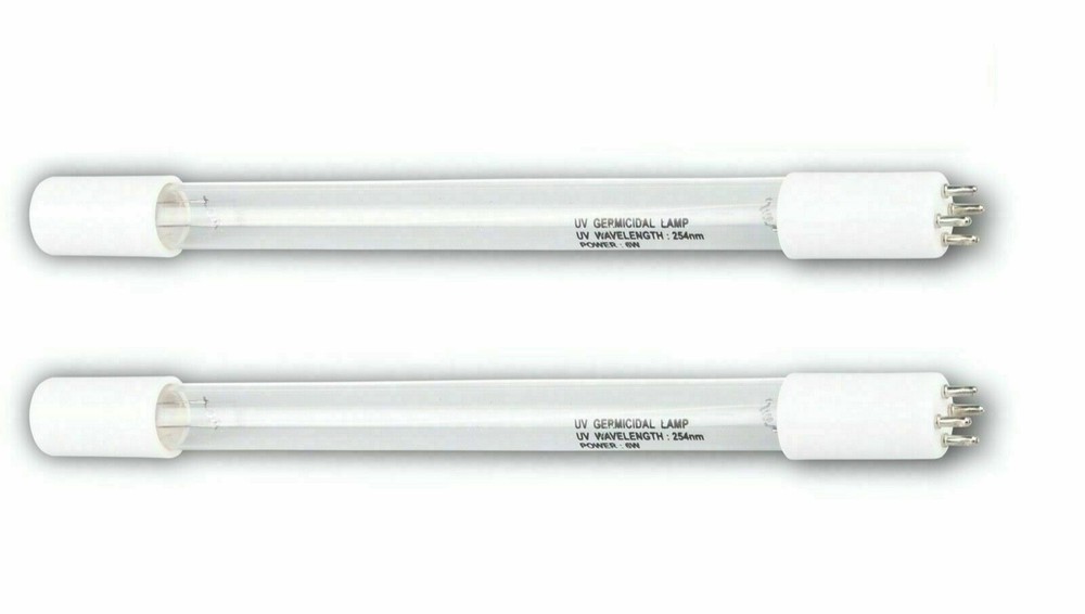(2pcs) 6W UV Replacement Bulb 4 Prong for our Water Purifier Ultraviolet Light