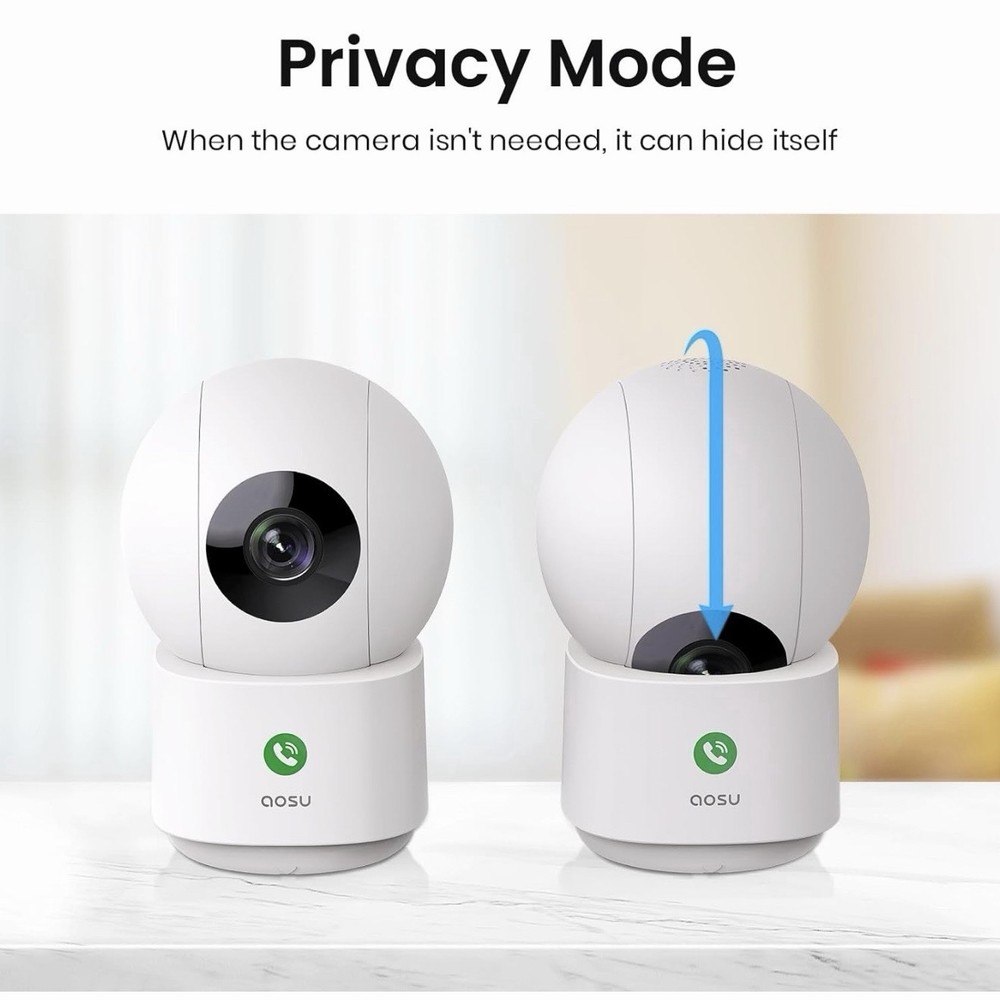 AOSU 4MP Security Camera Indoor